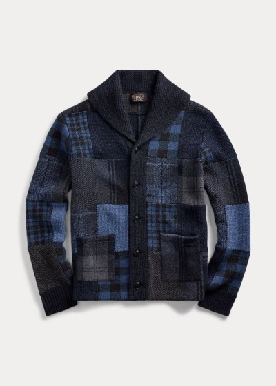 Men's Ralph Lauren Patchwork Cardigan | 819437NXO